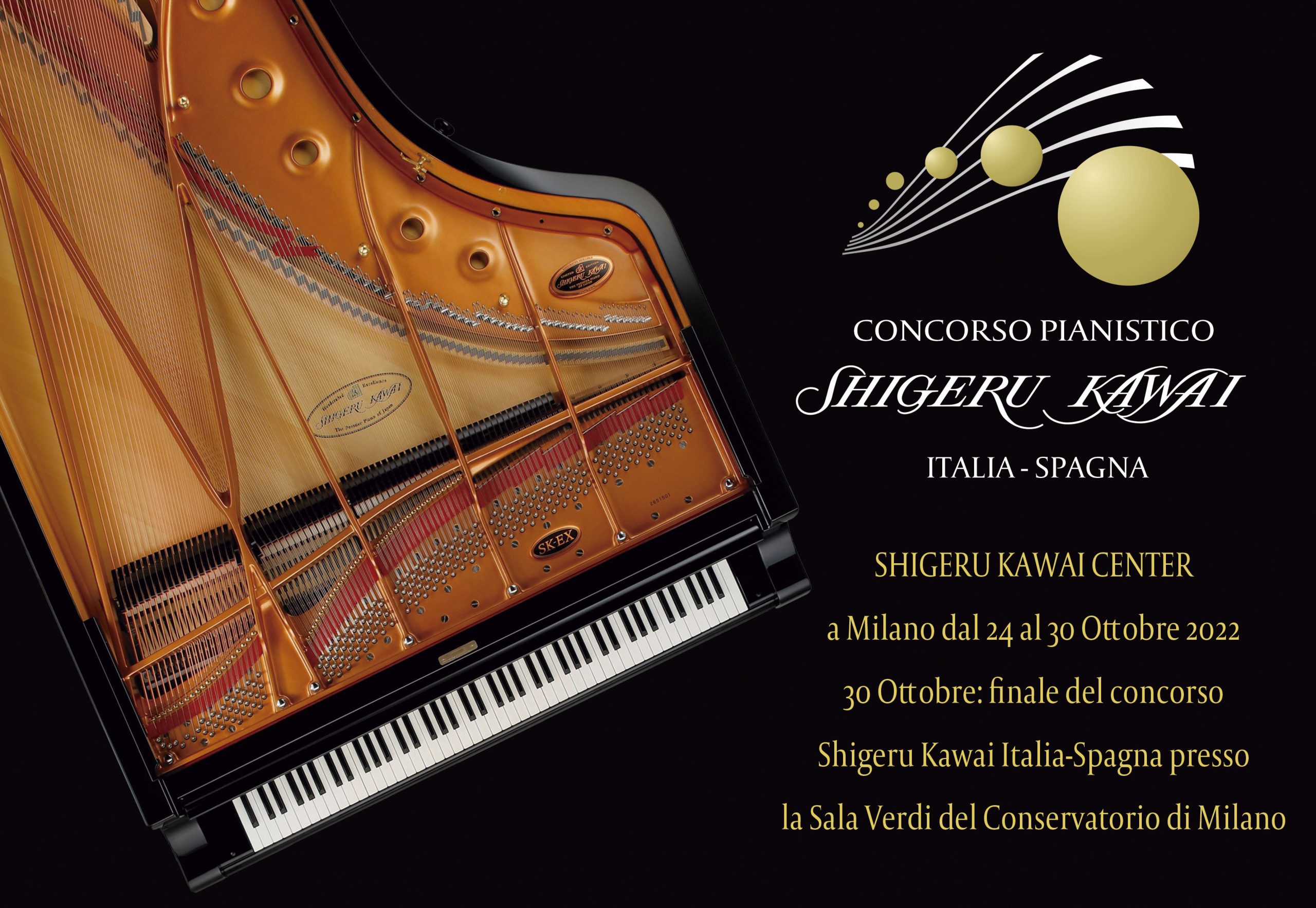 Reopening of the call for the Shigeru Kawai competition in Milan 24-30 October 2022